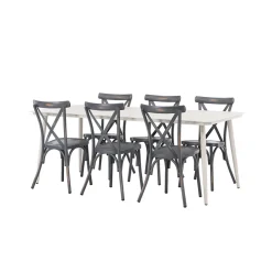 Matgrupp Venture Home Lina Bord med 6 Tablas Stolar