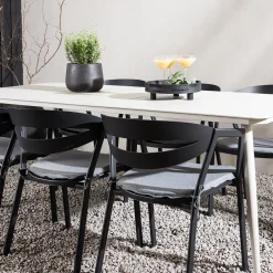 Matgrupp Venture Home Lina med 6 Slit Stolar