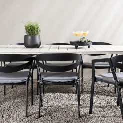 Matgrupp Venture Home Lina med 6 Slit Stolar