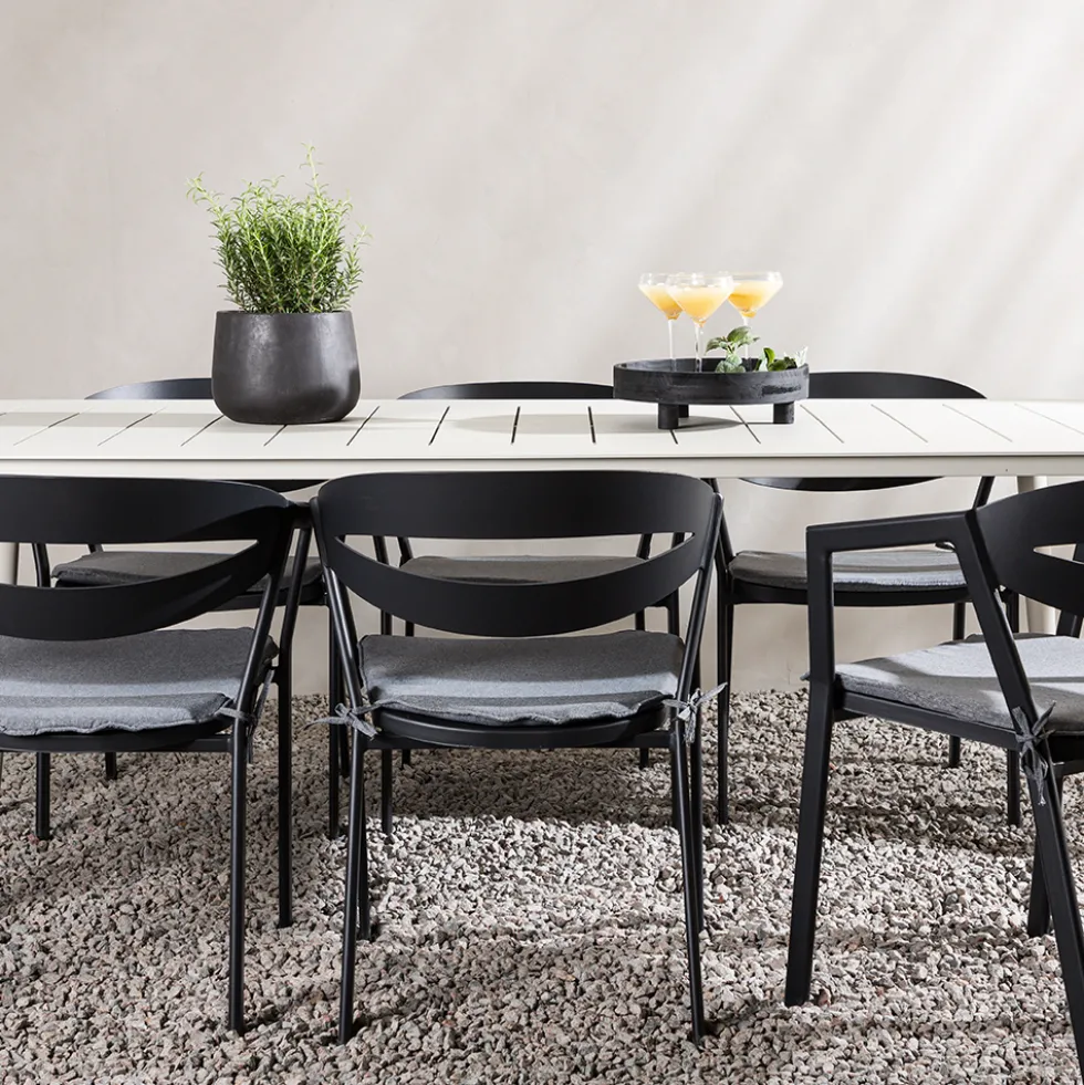 Matgrupp Venture Home Lina med 6 Slit Stolar