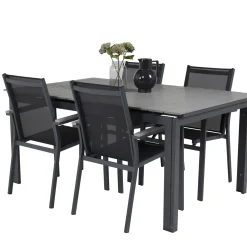 Matgrupp Venture Home Lova 160/240 med 4 Pincy Stolar