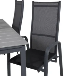 Matgrupp Venture Home Lova 160/240 med 4 Copacabana Stolar