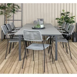 Matgrupp Venture Home Lova 224 med 8 Leon Matstolar
