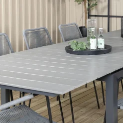 Matgrupp Venture Home Lova 224 med 8 Leon Matstolar
