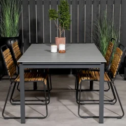 Matgrupp Venture Home Lova 160/240 med 4 Berfin Matstolar