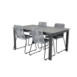 Matgrupp Venture Home Lova 160/240 med 4 Leon Stolar