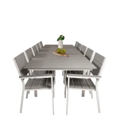 Matgrupp Venture Home Lova 224/324 med 10 Lova MatstolarVit/Grå