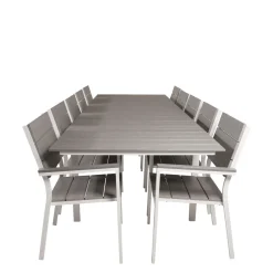 Matgrupp Venture Home Lova 224/324 med 10 Lova MatstolarVit/Grå