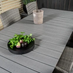 Matgrupp Venture Home Lova 224/324 med 8 Milwa Karmstolar