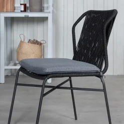 Matgrupp Venture Home Lova 160 med 6 Jefferson Stapelbara Matstolar