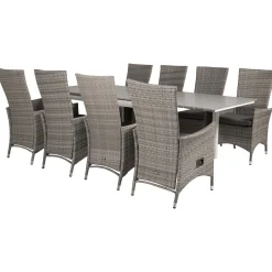 Matgrupp Venture Home Lova 160/240 med 8 Pishi Stolar