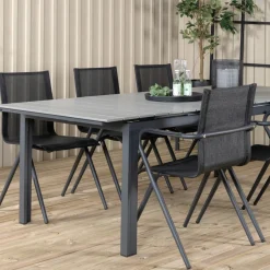 Matgrupp Venture Home Lova 224 med 6 Aspen Matstolar