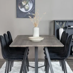Matgrupp Venture Home Madde med 6 Phoi Stolar Sammet