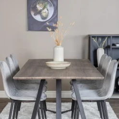 Matgrupp Venture Home Madde med 6 Phoi Stolar Sammet