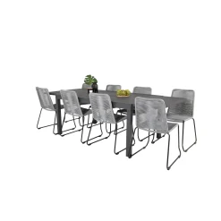 Matgrupp Venture Home Madrid 160/240 med 8 Leon Stolar