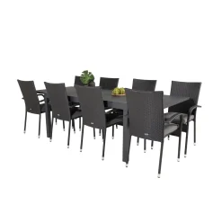 Matgrupp Venture Home Madrid 160/240 med 8 Asta Stolar