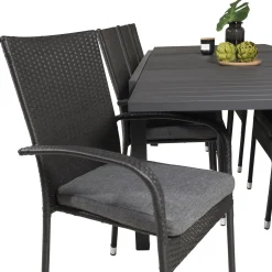 Matgrupp Venture Home Madrid 160/240 med 8 Asta Stolar