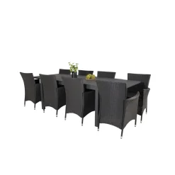 Matgrupp Venture Home Madrid 160/240 med 8 Kira Stolar