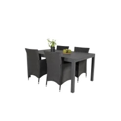 Matgrupp Venture Home Madrid 160/240 med 4 Kira Stolar