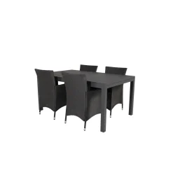 Matgrupp Venture Home Madrid 160/240 med 4 Kira Stolar