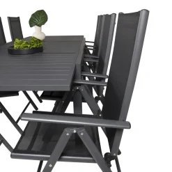 Matgrupp Venture Home Madrid 160/240 med 8 Bront Matstolar