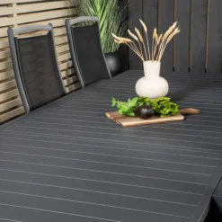 Matgrupp Venture Home Madrid 160/240 med 8 Alenya Stolar