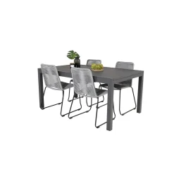 Matgrupp Venture Home Madrid 160/240 med 4 Leon Stolar