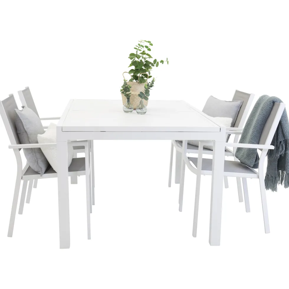 Matgrupp Venture Home Madrid 160/240 med 4 Copacabana Matstolar