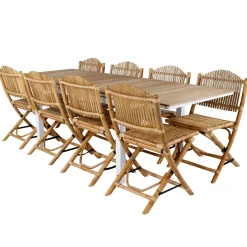 Matgrupp Venture Home Mendi med 8 Cane Stolar