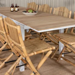 Matgrupp Venture Home Mendi med 8 Cane Stolar