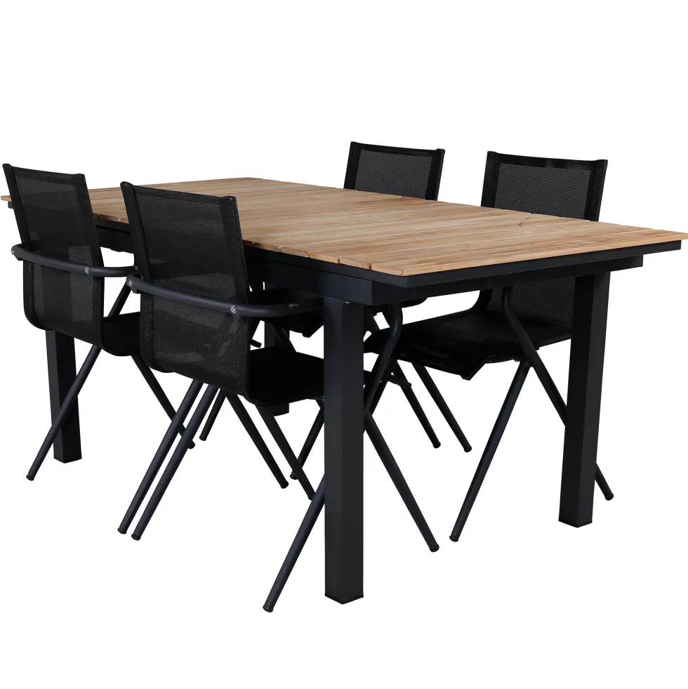 Matgrupp Venture Home Mendi med 4 Act Stolar