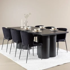 Matgrupp Venture Home Olivia 210 med 6 st Modesto Stolar