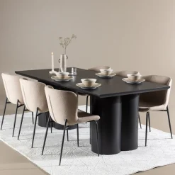 Matgrupp Venture Home Olivia 210 med 6 st Modesto Stolar