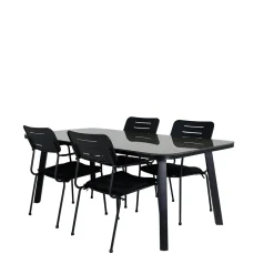 Matgrupp Venture Home Olle med 4 Nime Matstolar