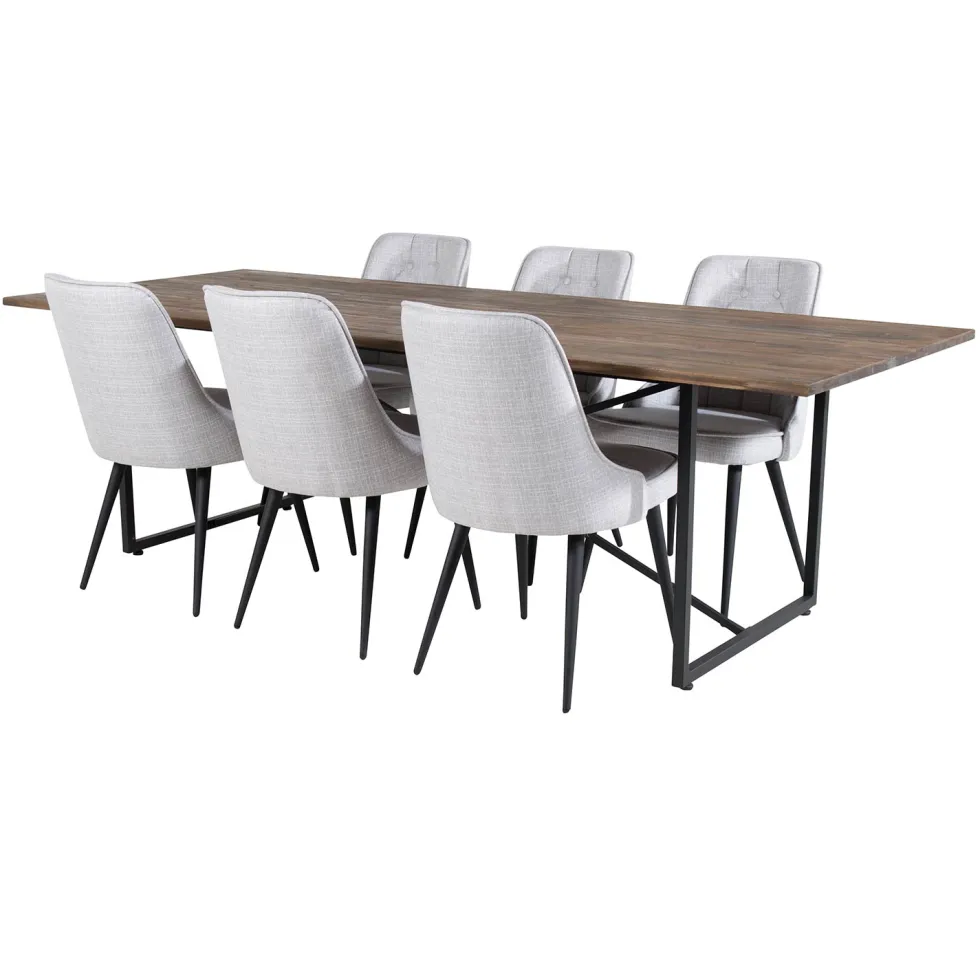 Matgrupp Venture Home Peo med 6 Vera Stolar