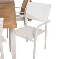 Matgrupp Venture Home Perla 152/210 med 6 Siri MatstolarBlanka Ben