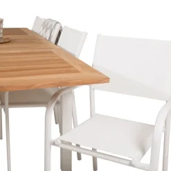 Matgrupp Venture Home Perla 160/240 med 8 Siri MatstolarBlanka Ben
