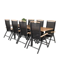 Matgrupp Venture Home Perla 160/240 med 8 Stolar
