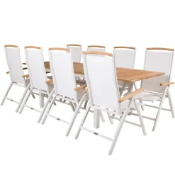 Matgrupp Venture Home Perla 160/240 med 8 Stolar