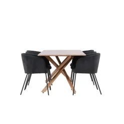Matgrupp Venture Home Piazza 180 med 6 st Berit Stolar