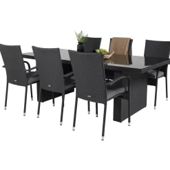 Matgrupp Venture Home Pishi 200 med 6 Asta Stolar