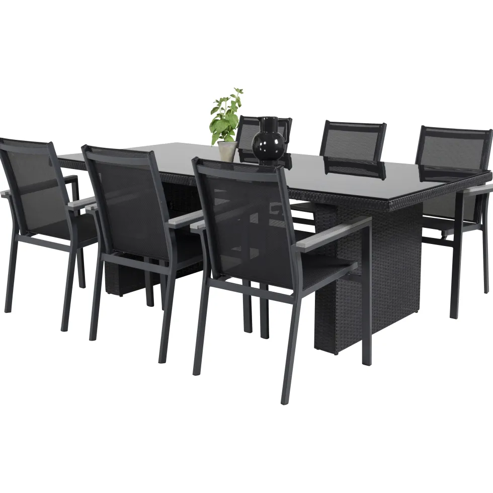 Matgrupp Venture Home Pishi 200 med 6 Pincy Stolar