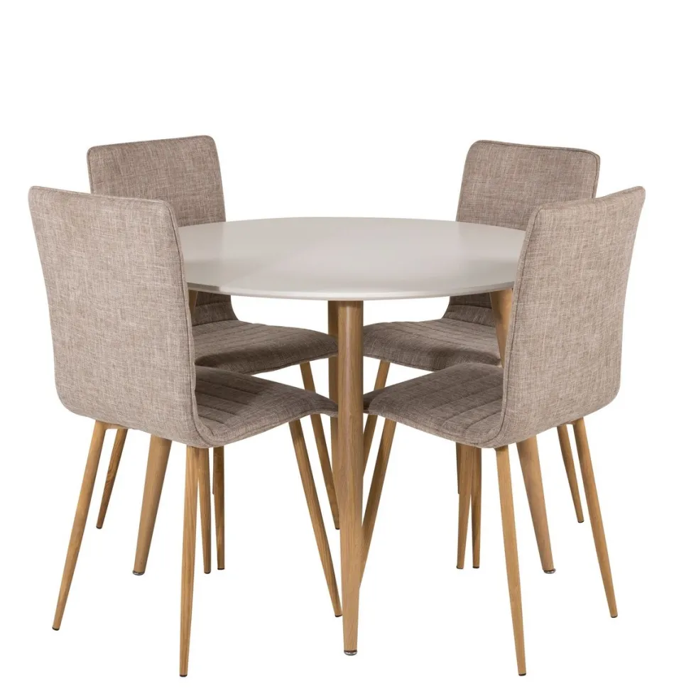 Matgrupp Venture Home Plaza med 4st Windu Stolar