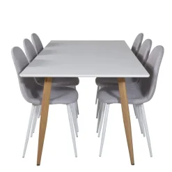 Matgrupp Venture Home Polar med 6st Stolar