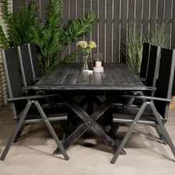 Matgrupp Venture Home Rossi 200 med 6 Bront Stolar