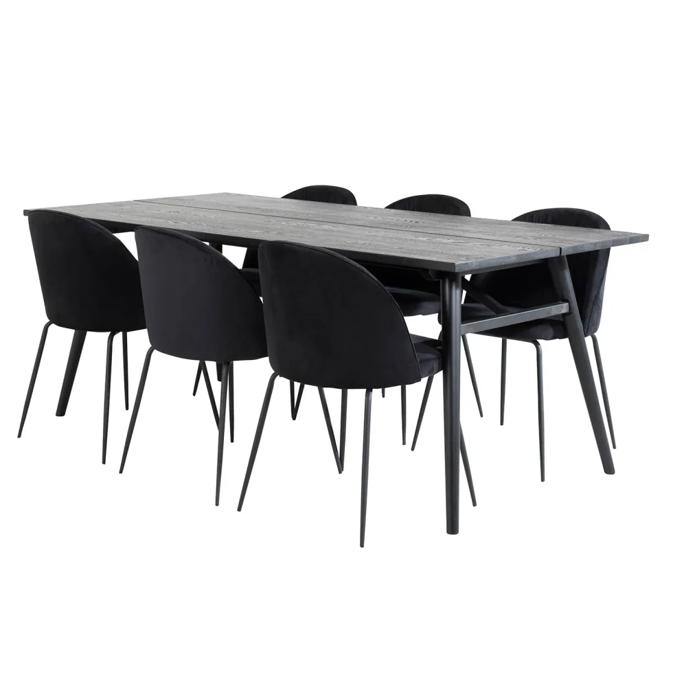 Matgrupp Venture Home Salt med 6 Wrigley Stolar