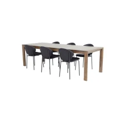 Matgrupp Venture Home Shy med 6 Valor Matstolar