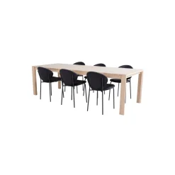 Matgrupp Venture Home Shy med 6 Valor Matstolar