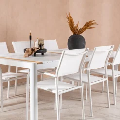 Matgrupp Venture Home Togo med 6 Santorini stolar