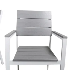 Matgrupp Venture Home Virya Matgrupp Utomhus 200cm med 6 Levels Stapelbara Matstolar